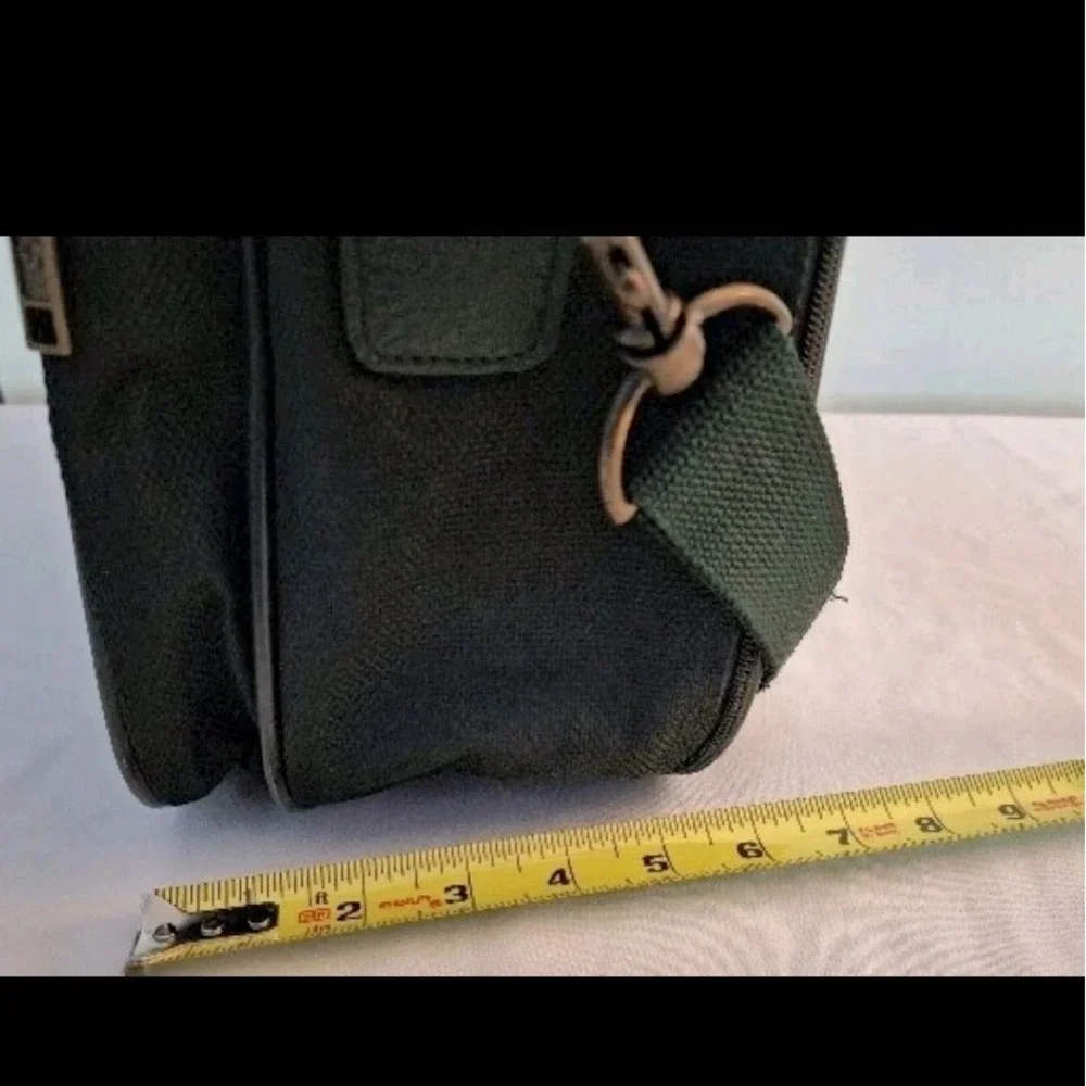 Samsonite Expandable Laptop Briefcase Carry On‎ Green Messenger Shoulder Bag EUC
